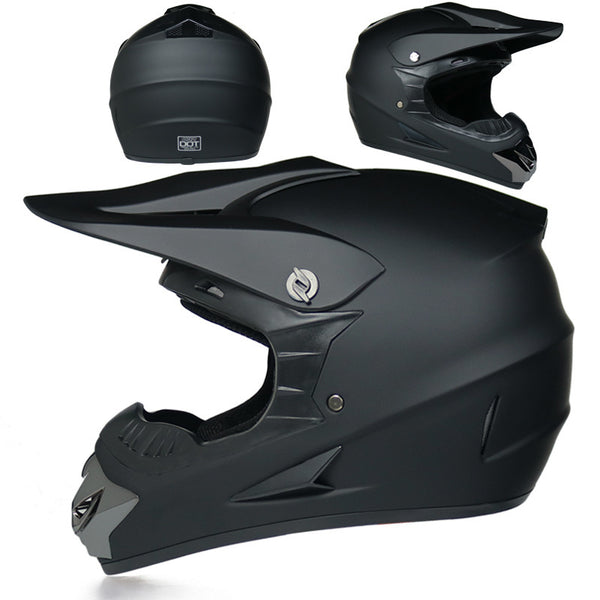 Matte Finish Full-Face Motocross Helmet for Adults with Ventilation