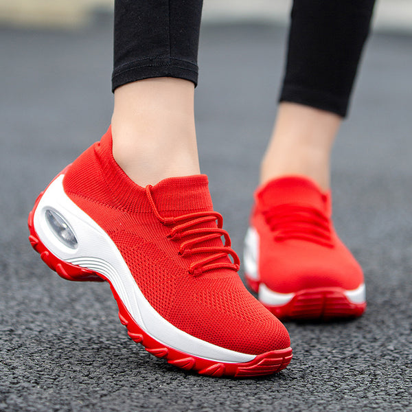 Women's Lightweight Flying Knit Casual Running Shoes